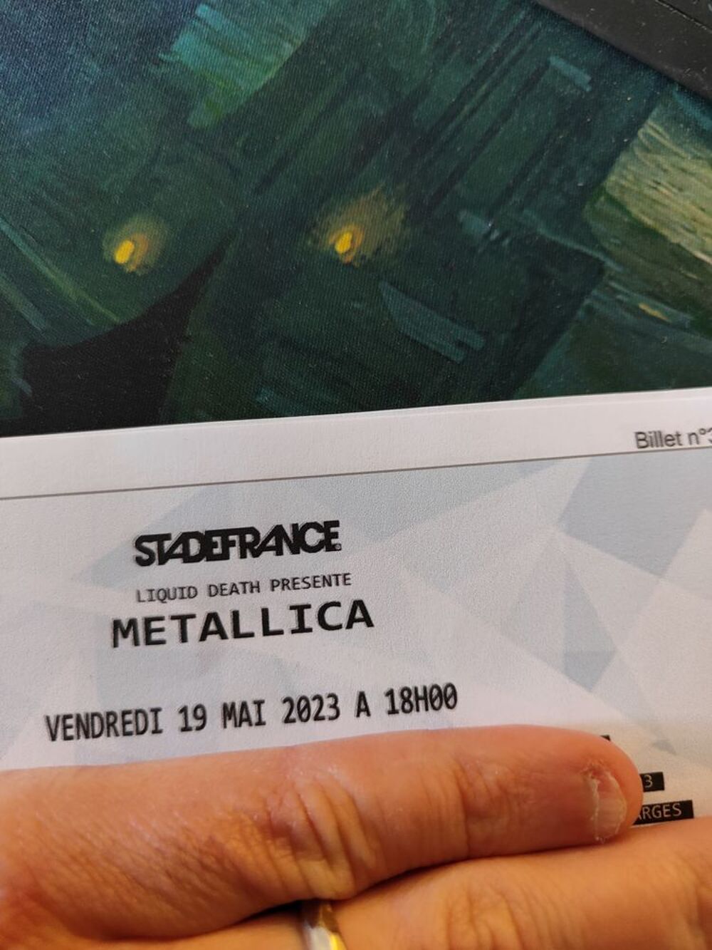 Billets concert metallica Billetterie