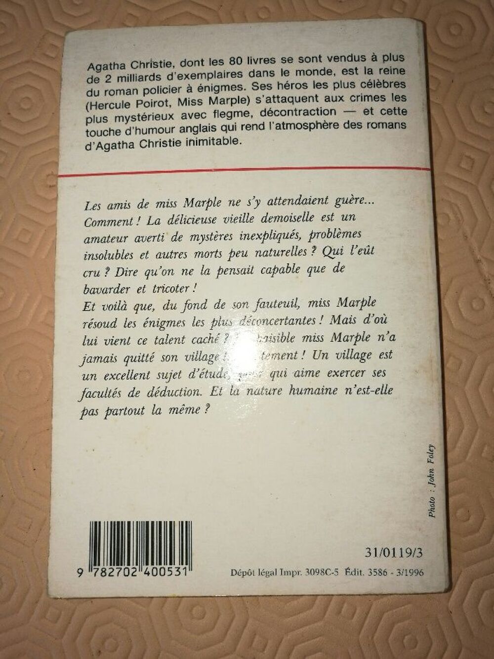 Livre Miss Marple au club du mardi Agatha Christie Livres et BD