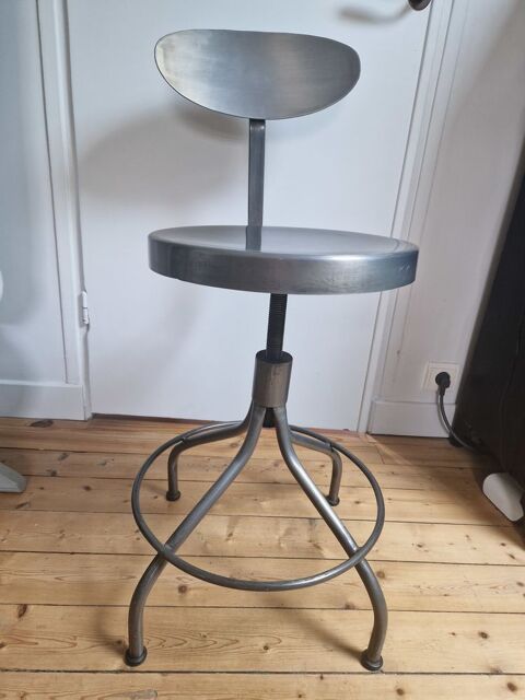 Tabouret mtal industriel 90 Bondy (93)