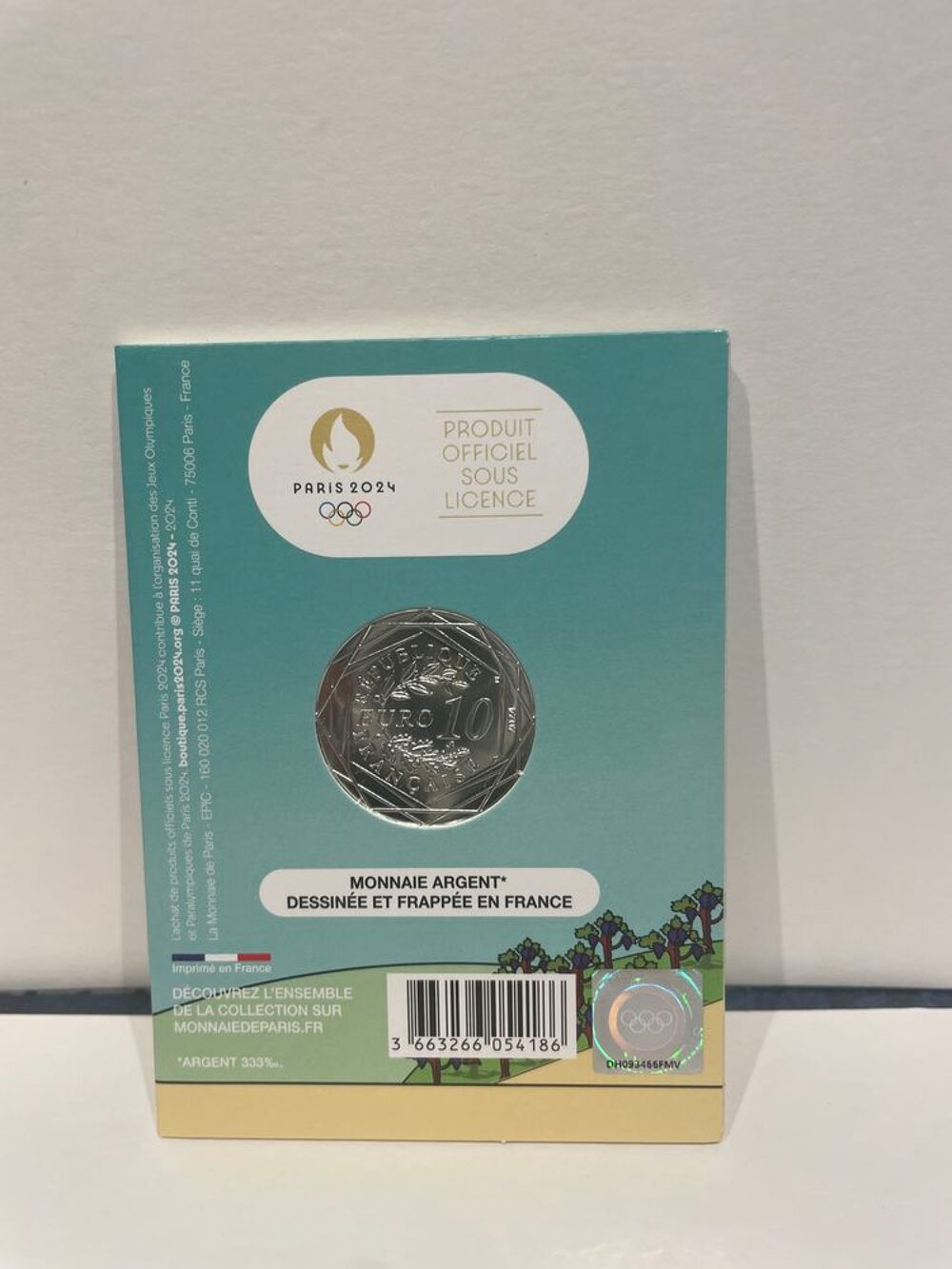 Collection JO 2024 10e Argent les Hospices de Beaune 15/18 
