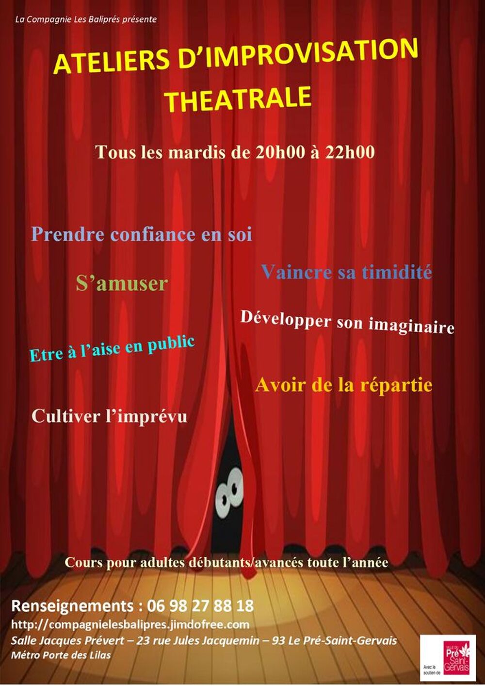   Cours d'improvisation théâtrale 93 
