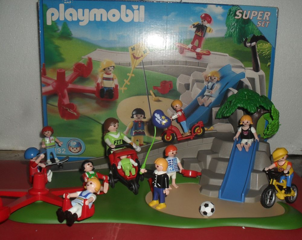 Playmobil Super set N&deg;4132.Skate Parc Jeux / jouets