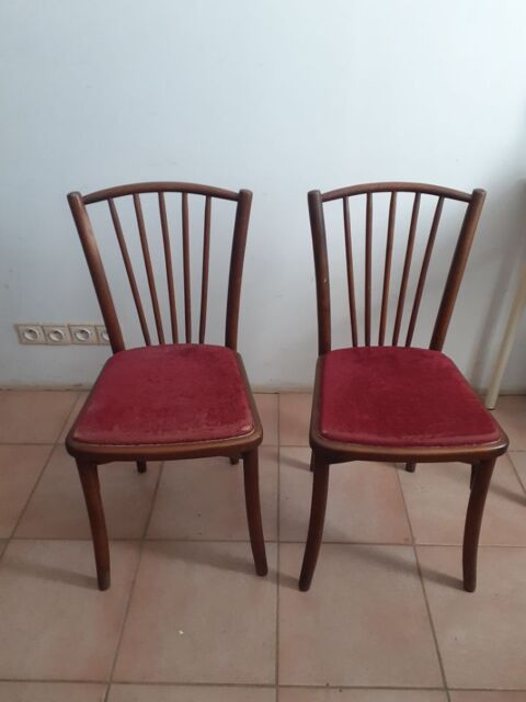 Chaises bistrot velours grenat 30 Ampoign (53)