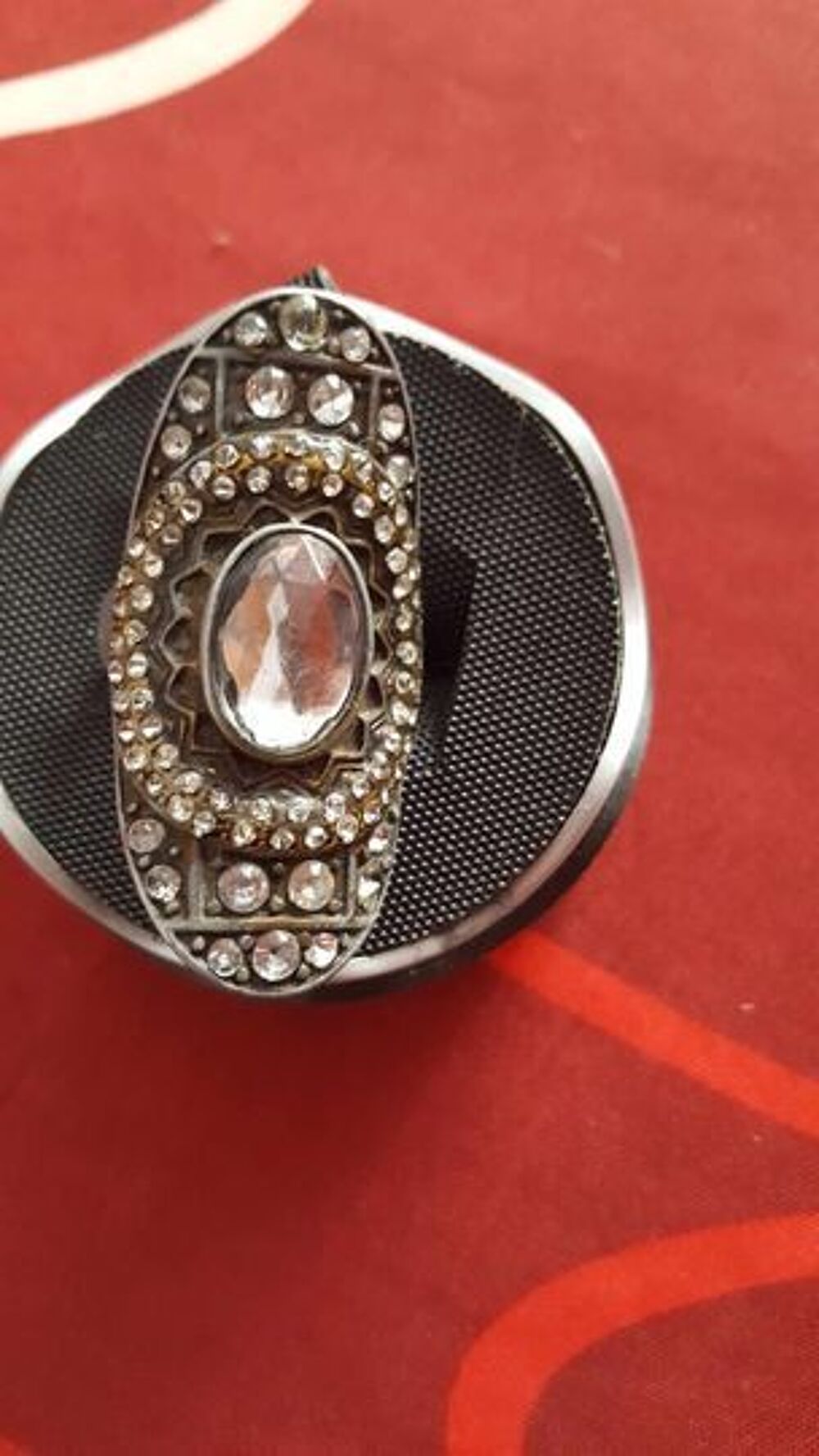  Bague vintage ovale stress artisanale T 58-60 N&deg; 1317 Bijoux et montres
