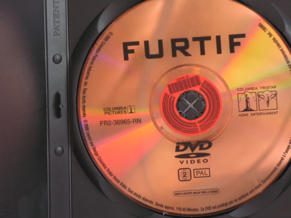 Furtif DVD et blu-ray