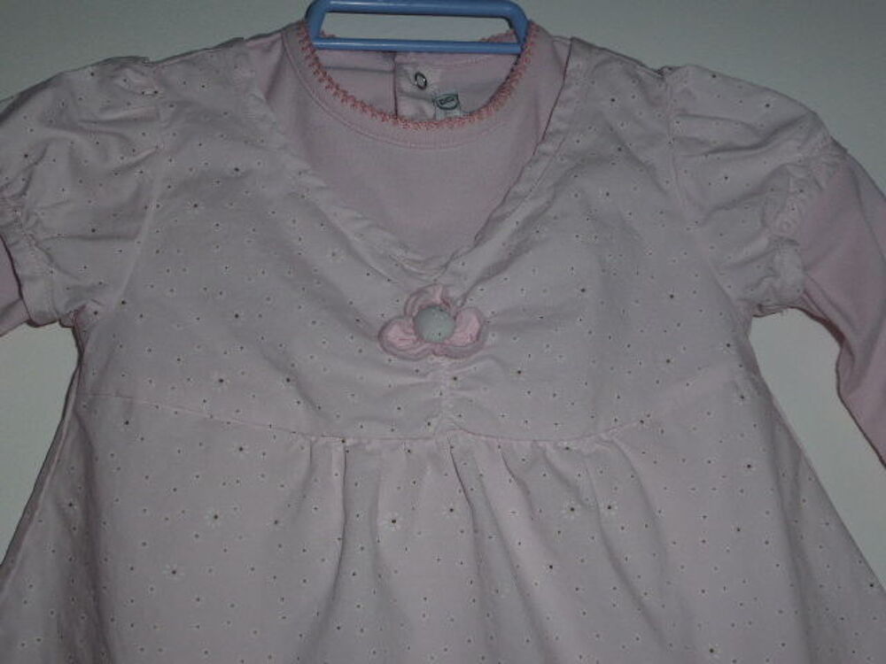 Jean Bourget Combinaison legging robe rose 6 mois Vêtements enfants