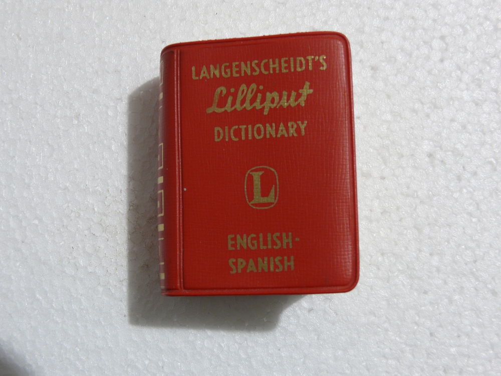 mini dictionaire lilliput 1961 