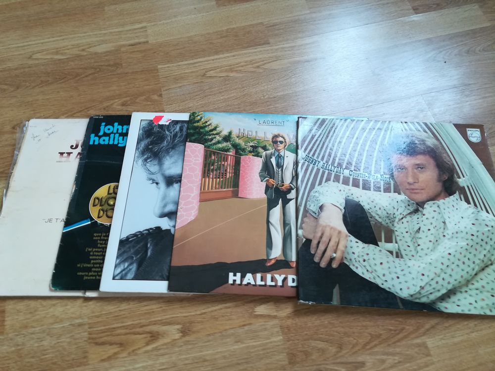 45 et 33 tours de Johnny Hallyday CD et vinyles