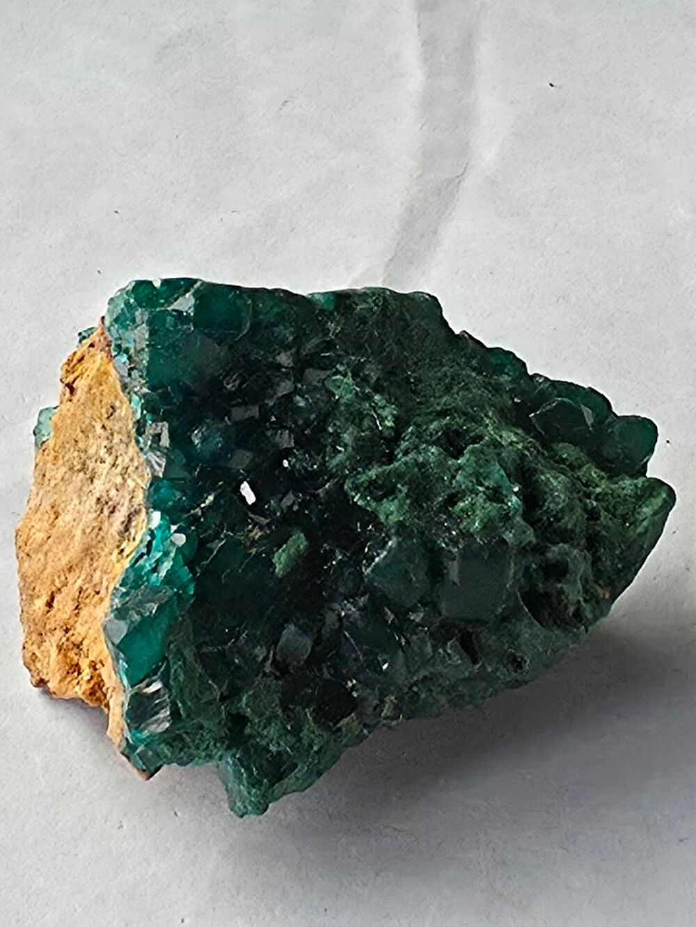Pierre de collection Dioptase 43g-Min&eacute;ral authentique Congo 