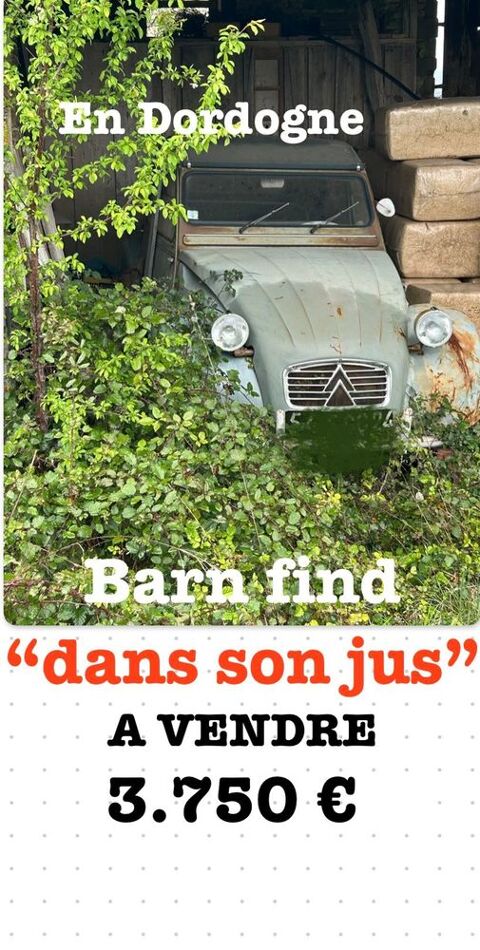 Citro&euml;n 2 CV - Dyane 2CV 1962 occasion Saint-Martial-de-Nabirat 24250