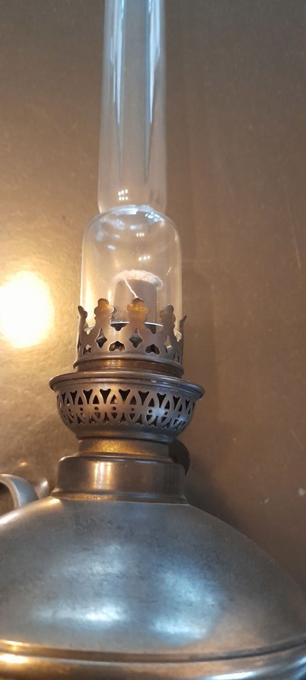 lampe en &eacute;tain Décoration