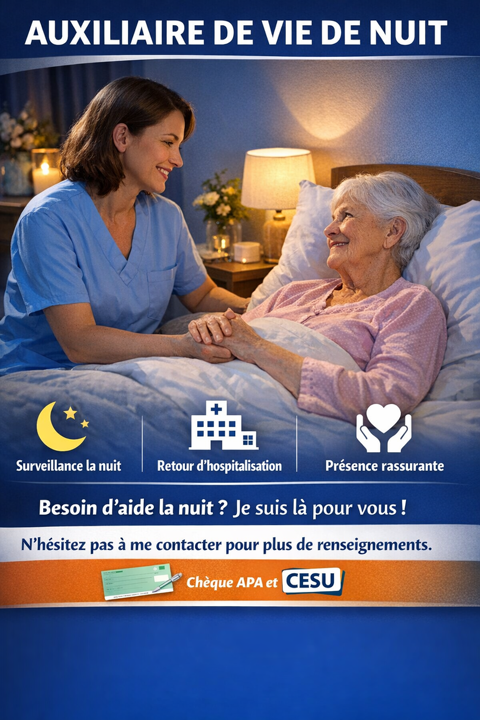 Auxiliaire de vie/Nuits ? 0 31360 Boussens