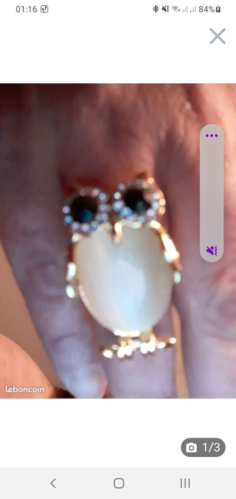 bague hiboux 60 tat neuf 5 Paris 20 (75)