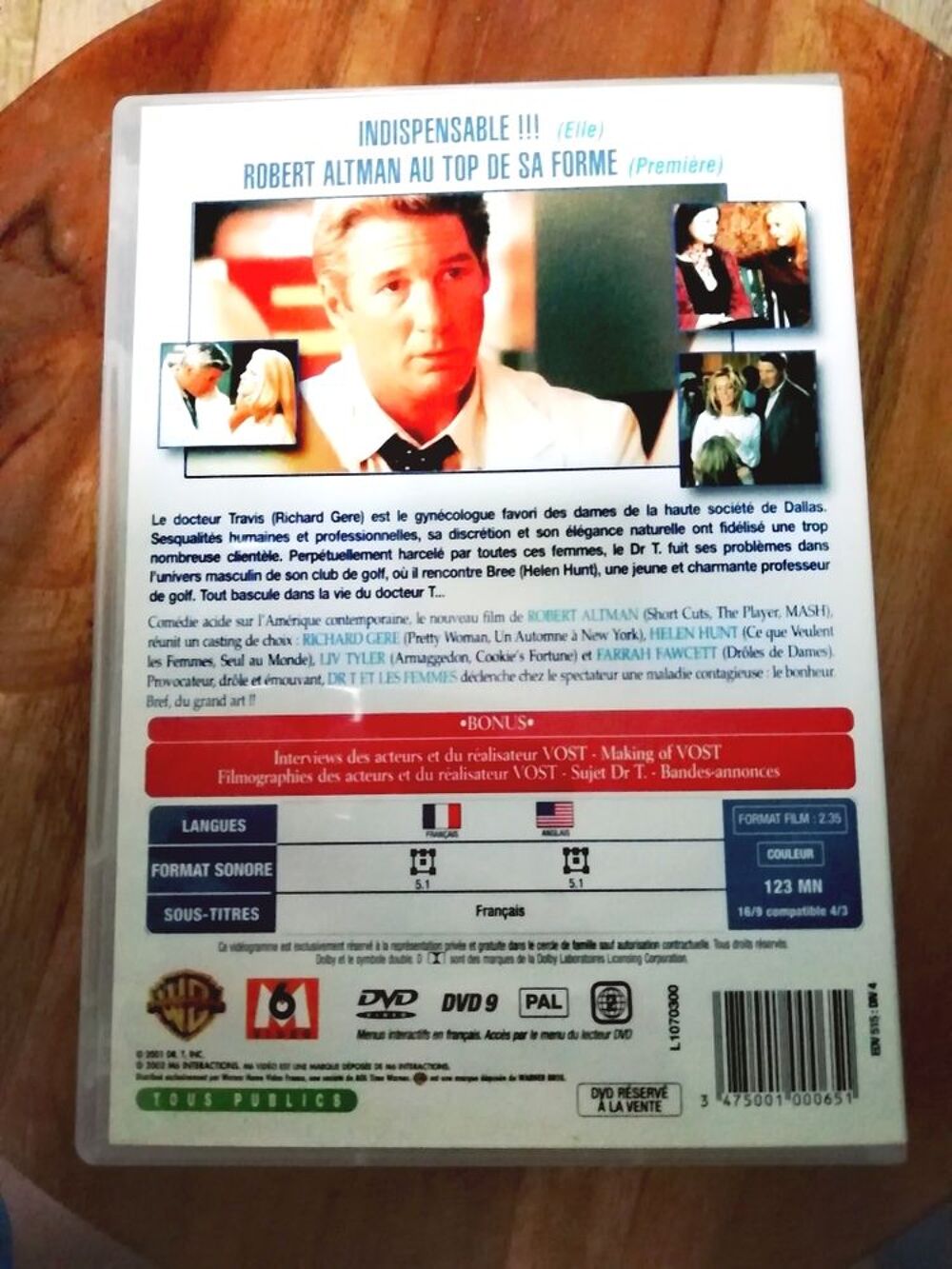 Docteur T DVD et blu-ray