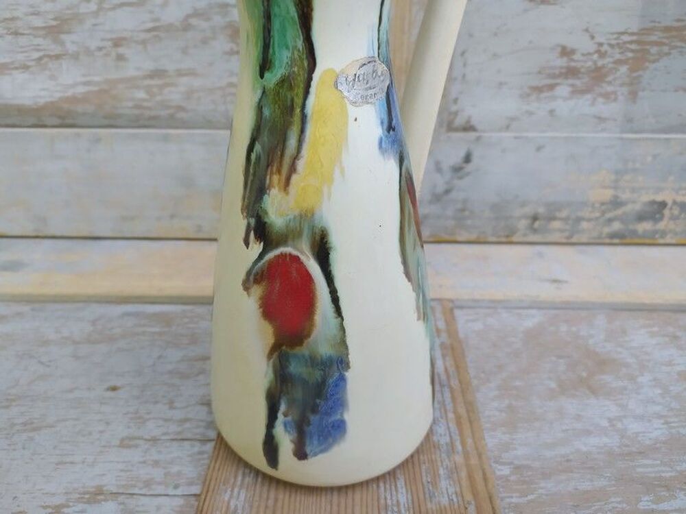 Vase Pichet C&eacute;ramique Vintage Jasba West Germany Décoration
