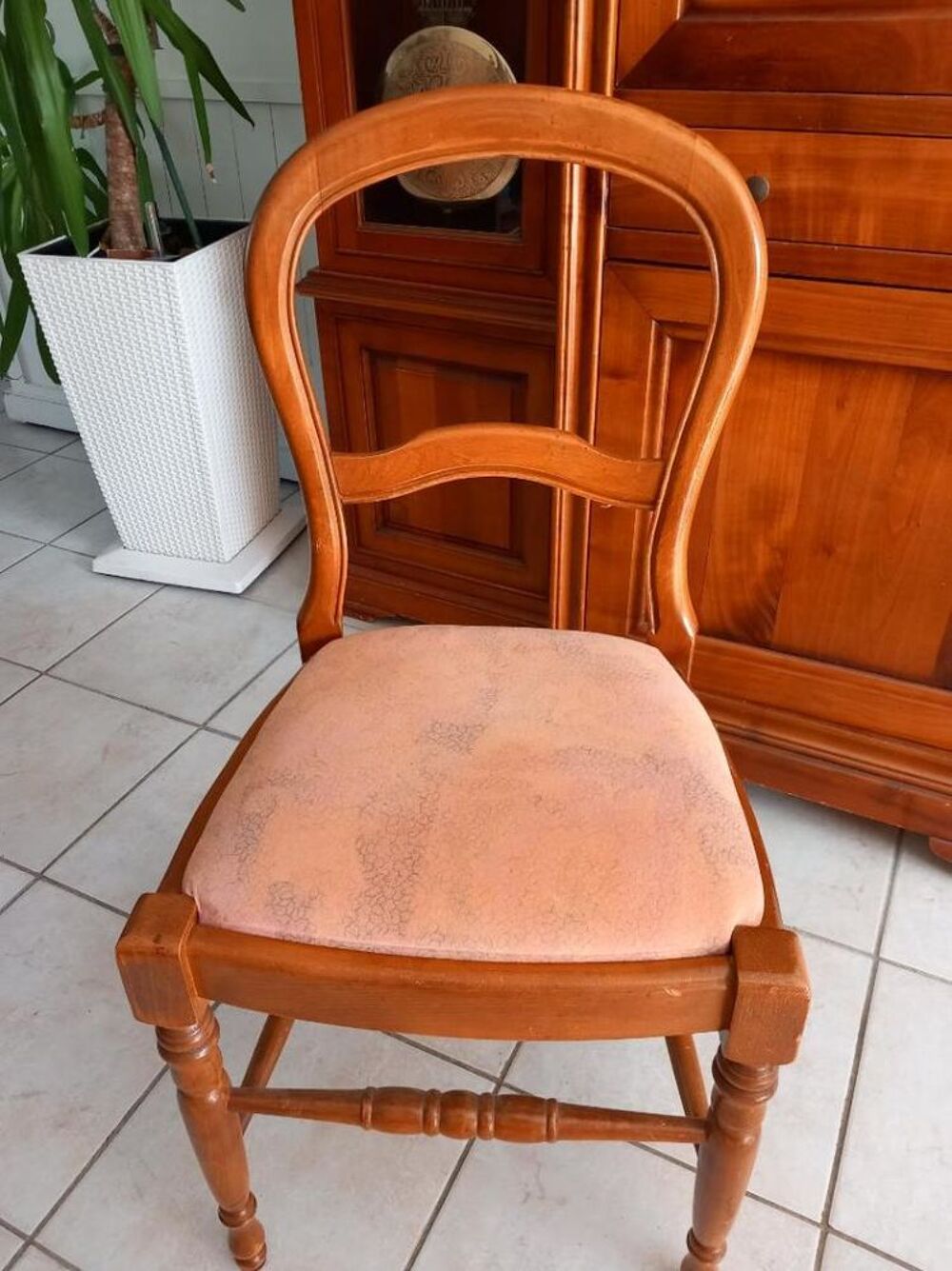 4 chaises Louis Phillipe merisier Meubles