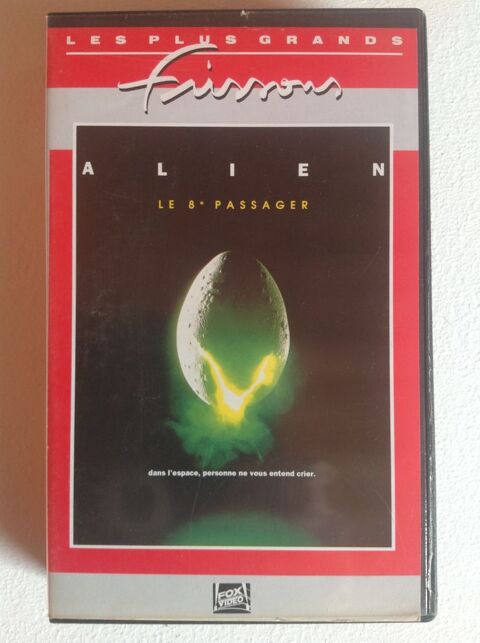 ALIEN FILM DE RIDLEY SCOTT SIGOURNEY WEAVER K7 VIDÉO Envoi P 2 Trégunc (29)