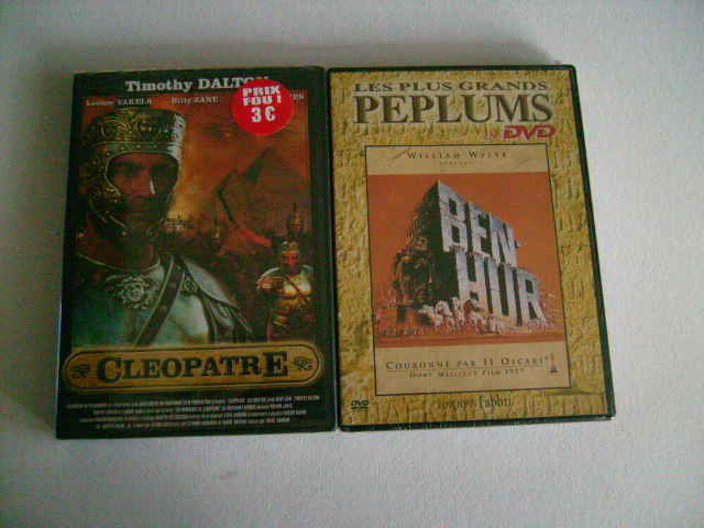 2 DVDs FILM " PEPLUMS " DVD et blu-ray