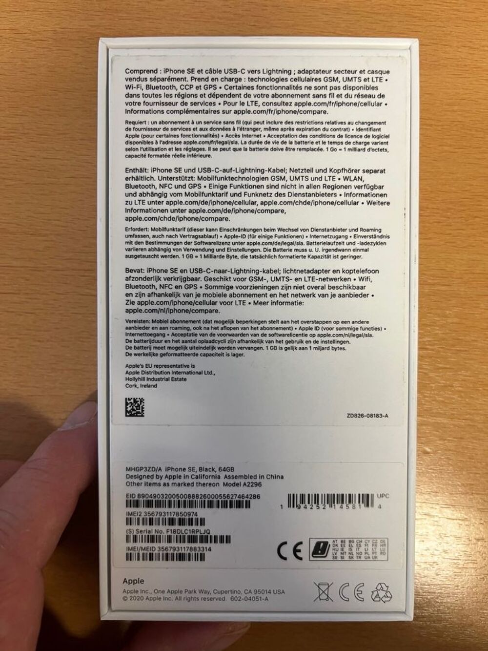 IPhone SE 2020 64 GB Noir Téléphones et tablettes