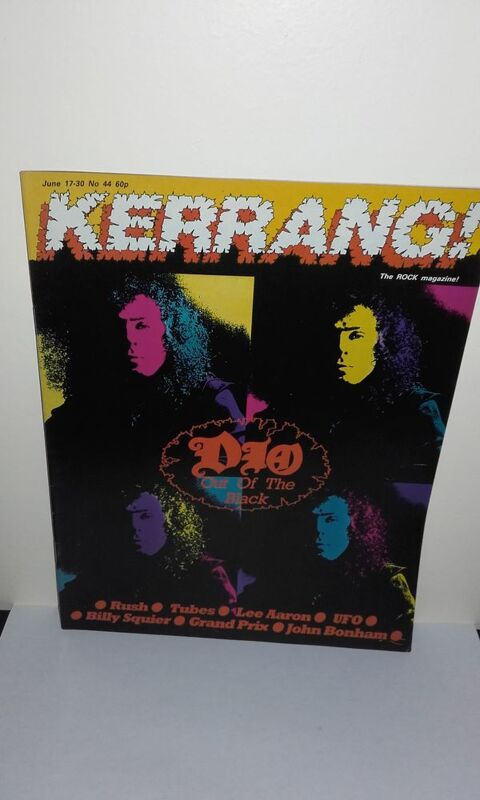Kerrang N44 - June 17 1983 (UK Magazine) avec Dio, Rush 35 Angers (49)