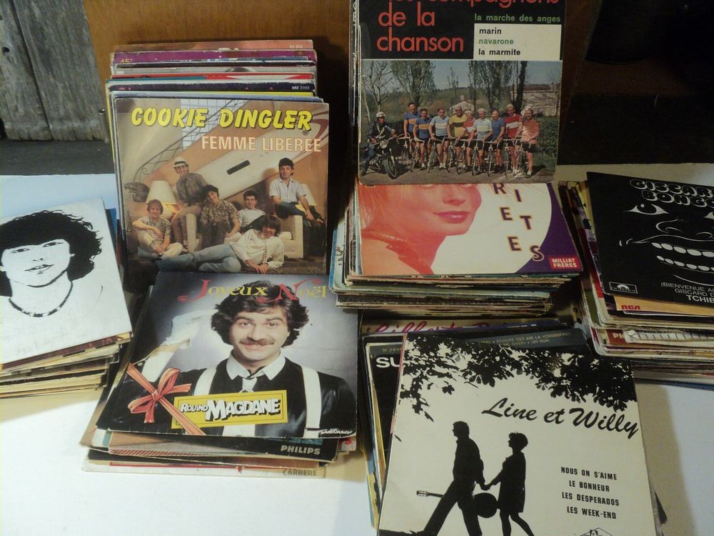 Disques Vinyles 45 Tours, Vari&eacute;t&eacute;s, Jazz, Rock, Pop, 1960/70 CD et vinyles