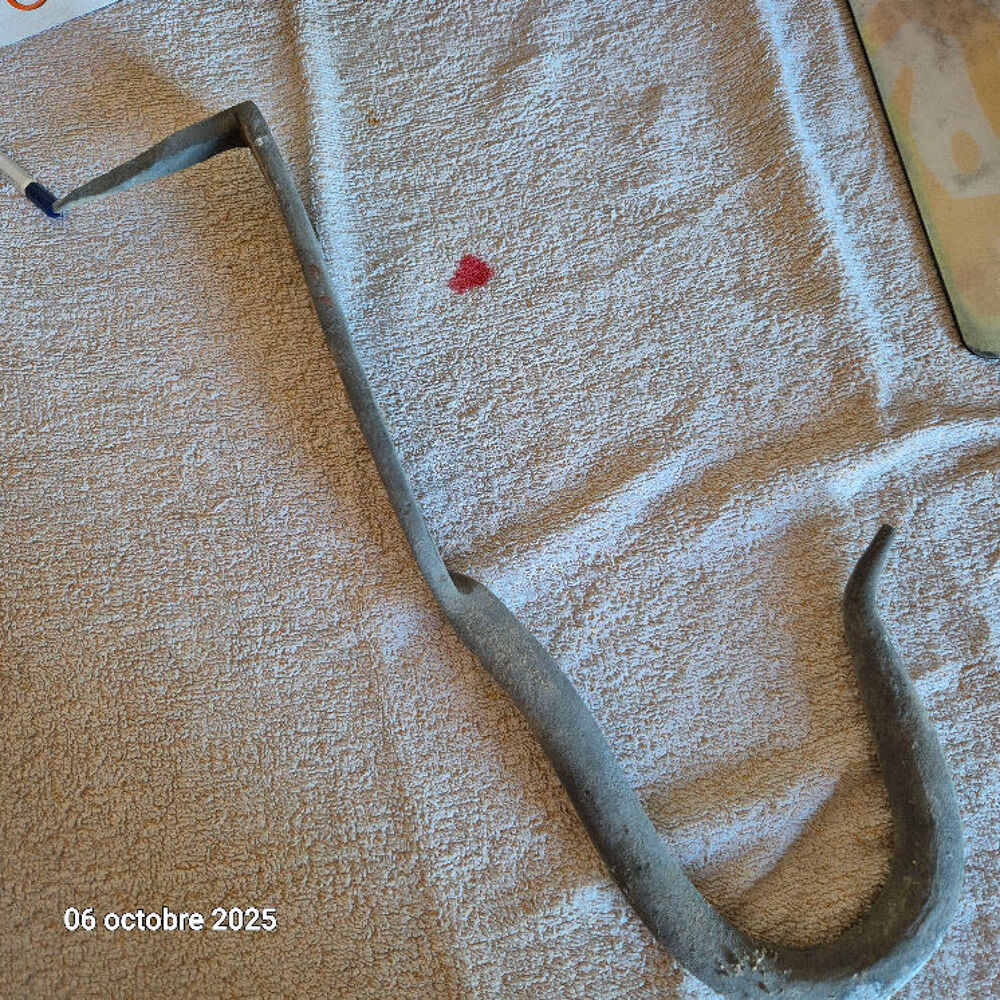 Lot de 2 crochets de couvreur pour &eacute;chelle de toit en zinc , Bricolage