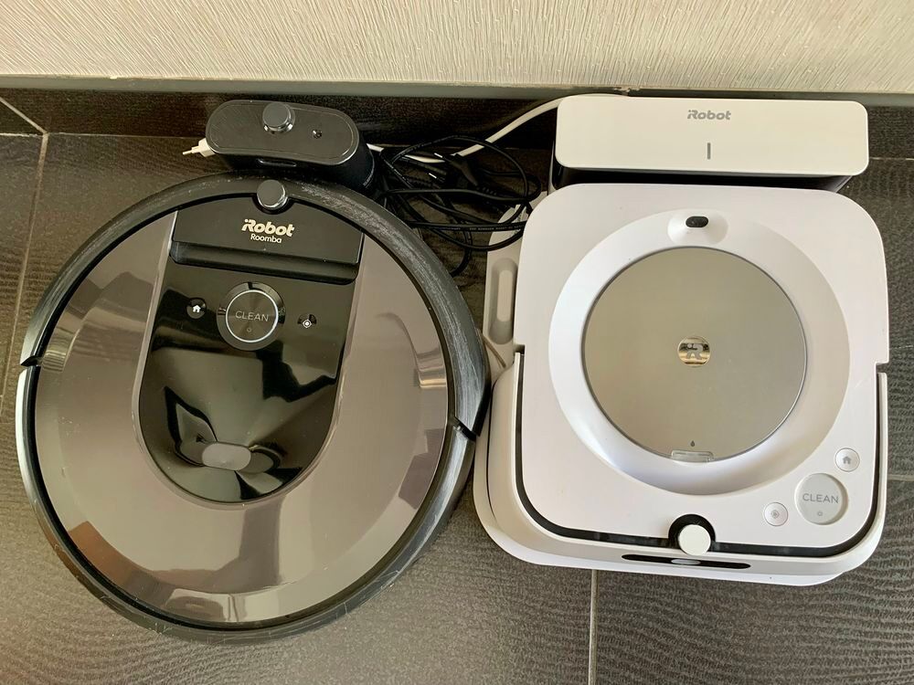 I-Robot Roomba i7 et I-Robot Braavajet m6 Electroménager