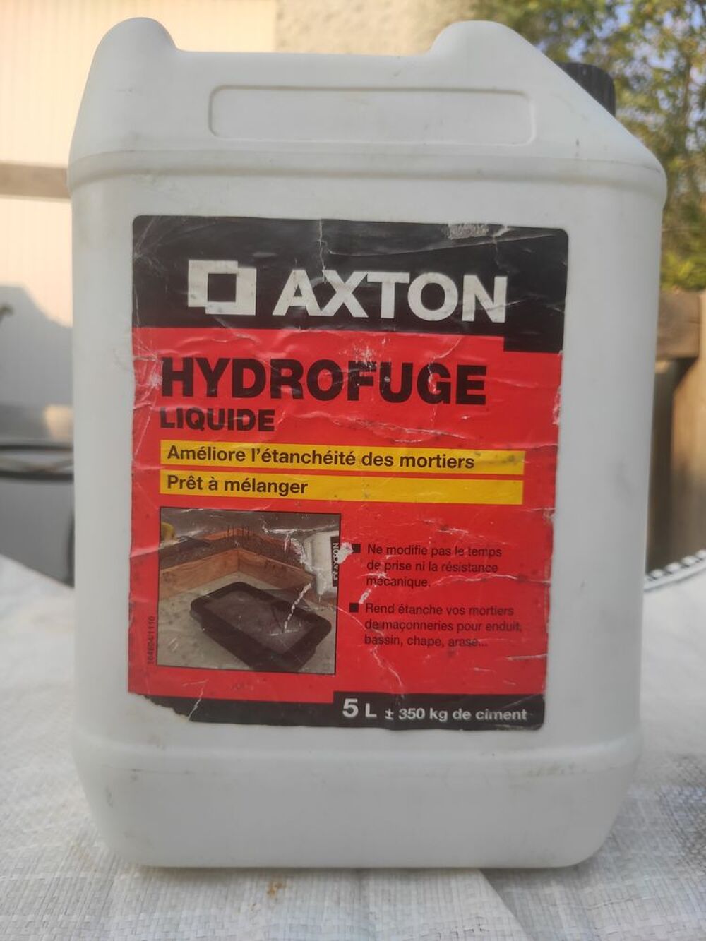 Hydrofuge joint ou ciment Bricolage