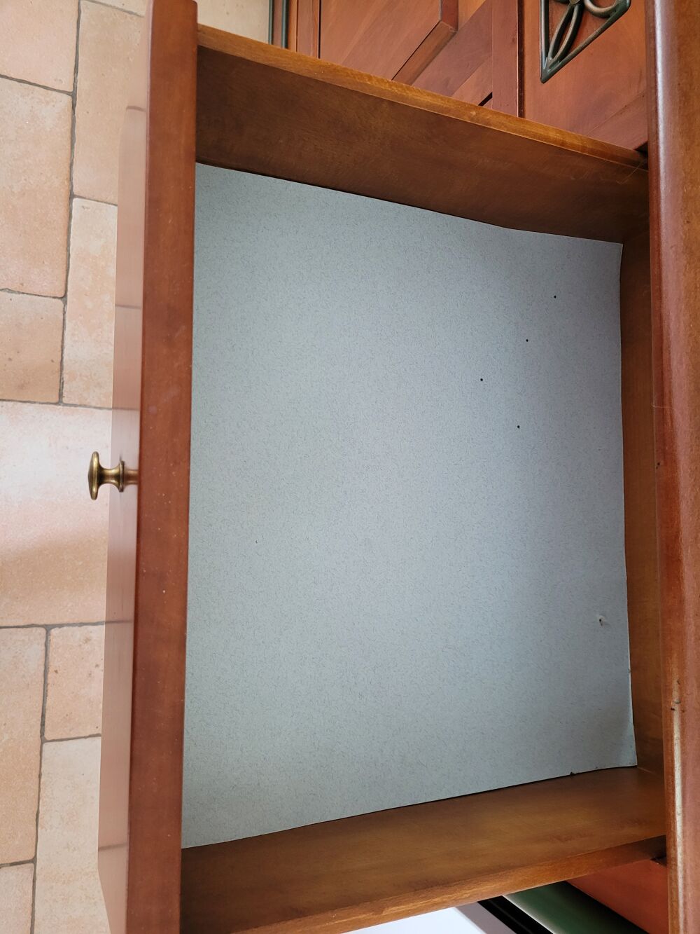 Meuble en merisier bois massif et fer forg&eacute; Meubles