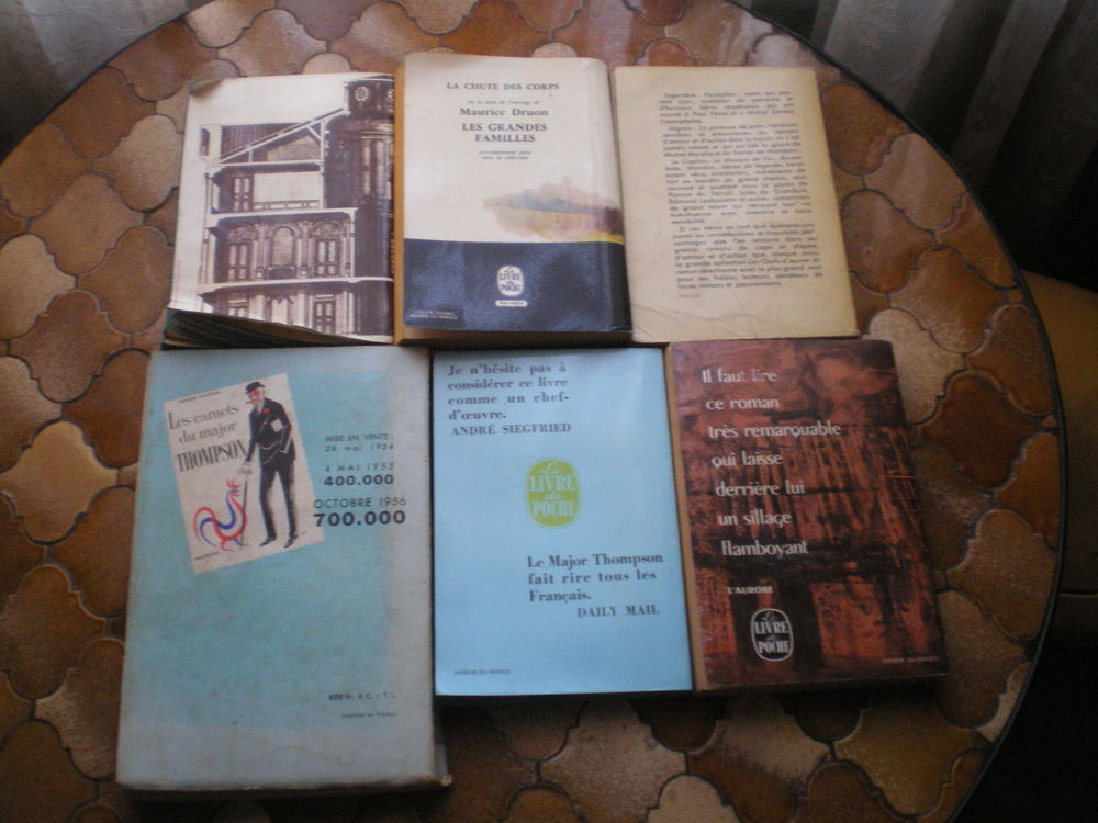 Livres - Carnets et Secret du Major Thompson etc. 