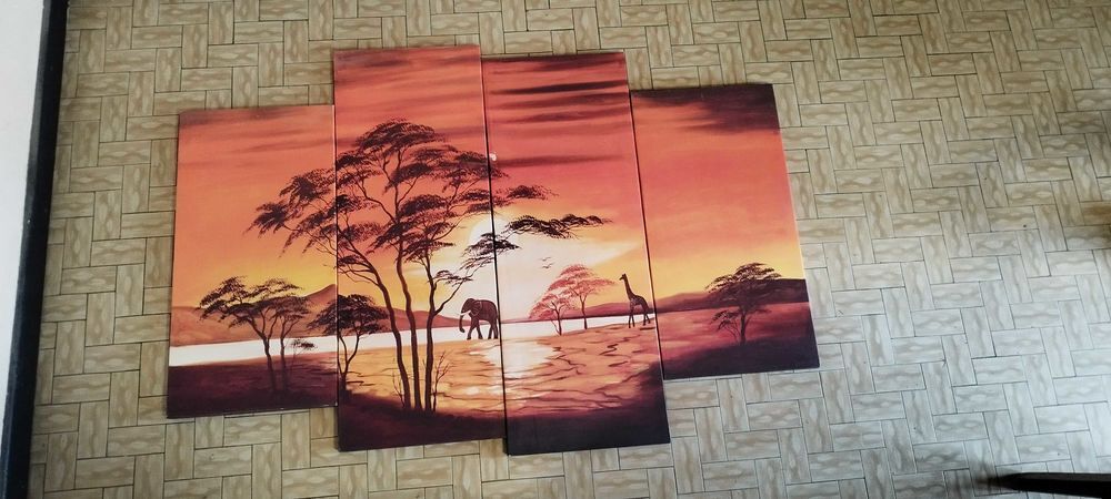 tableau savane Dcoration