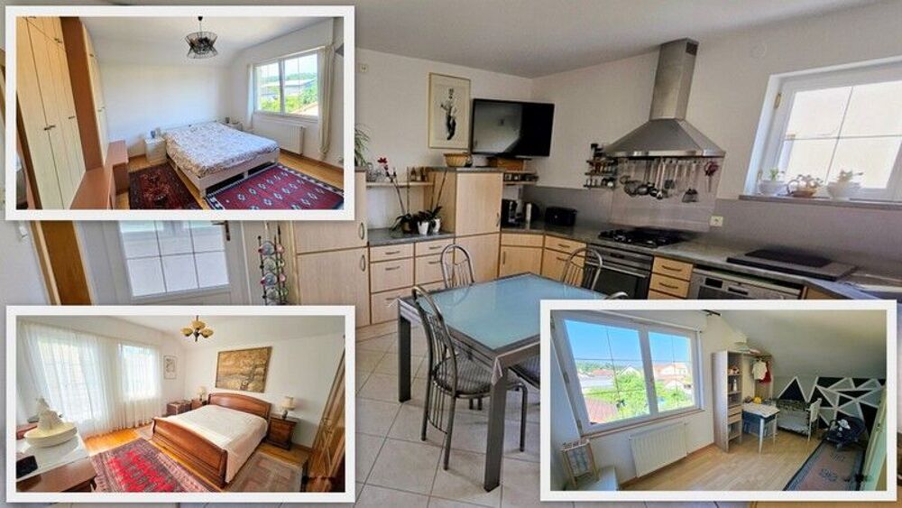 Vente Maison 5pcs 132m2 8.4a. Cloturee Terrasse 20m2 Garage 35m2 Hégenheim