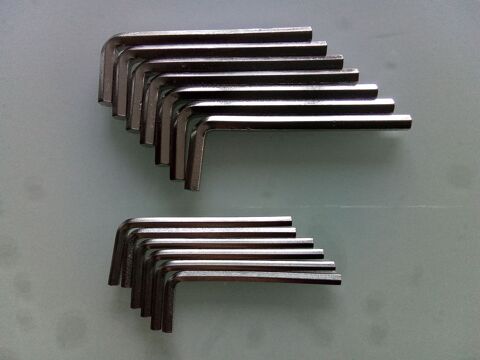 Clé allen de 6 et 4 mm 0 Orgères (35)
