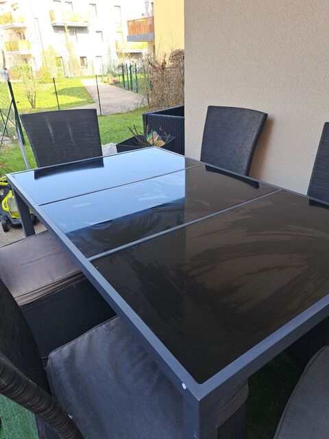 TABLE DE JARDIN 6 Fauteuils Assorties Olivet (45)