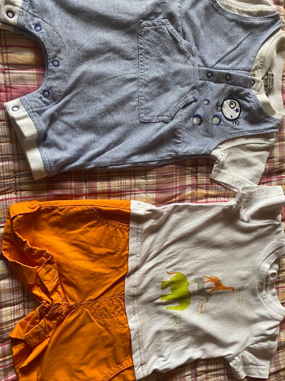 V&ecirc;tements 4 pi&egrave;ces gar&ccedil;on &eacute;t&eacute; Vtements enfants