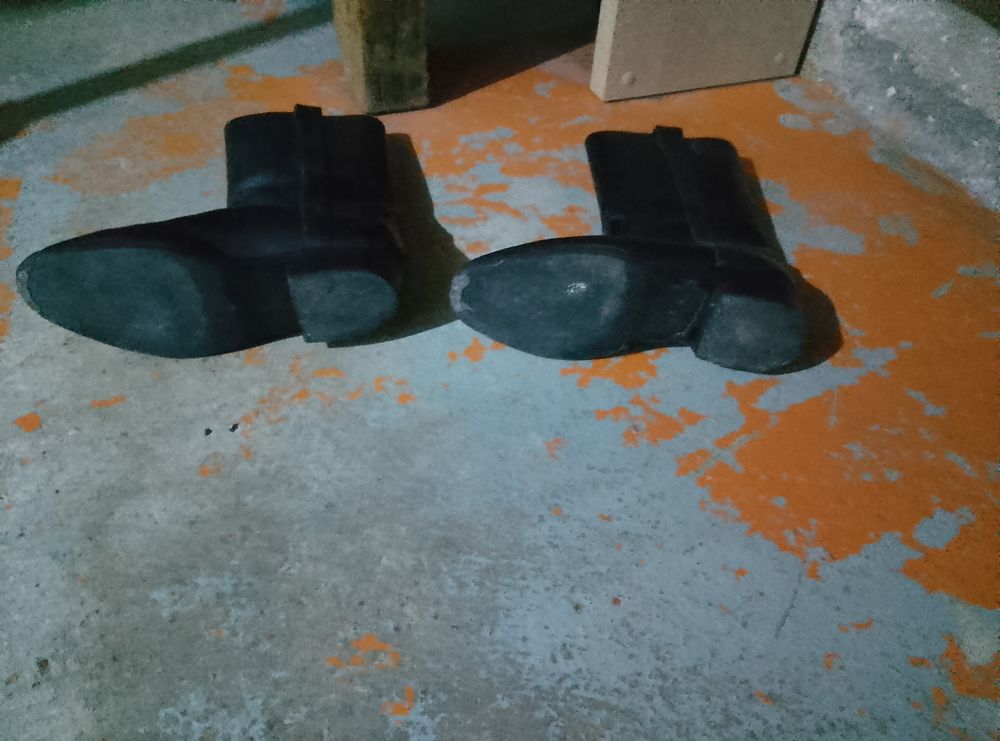 botte en cuir Chaussures