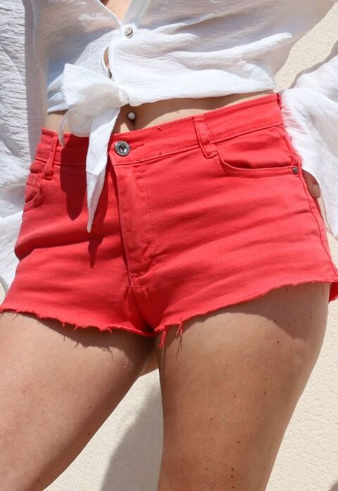 Mini short sexy rouge 30 Paris 1 (75)