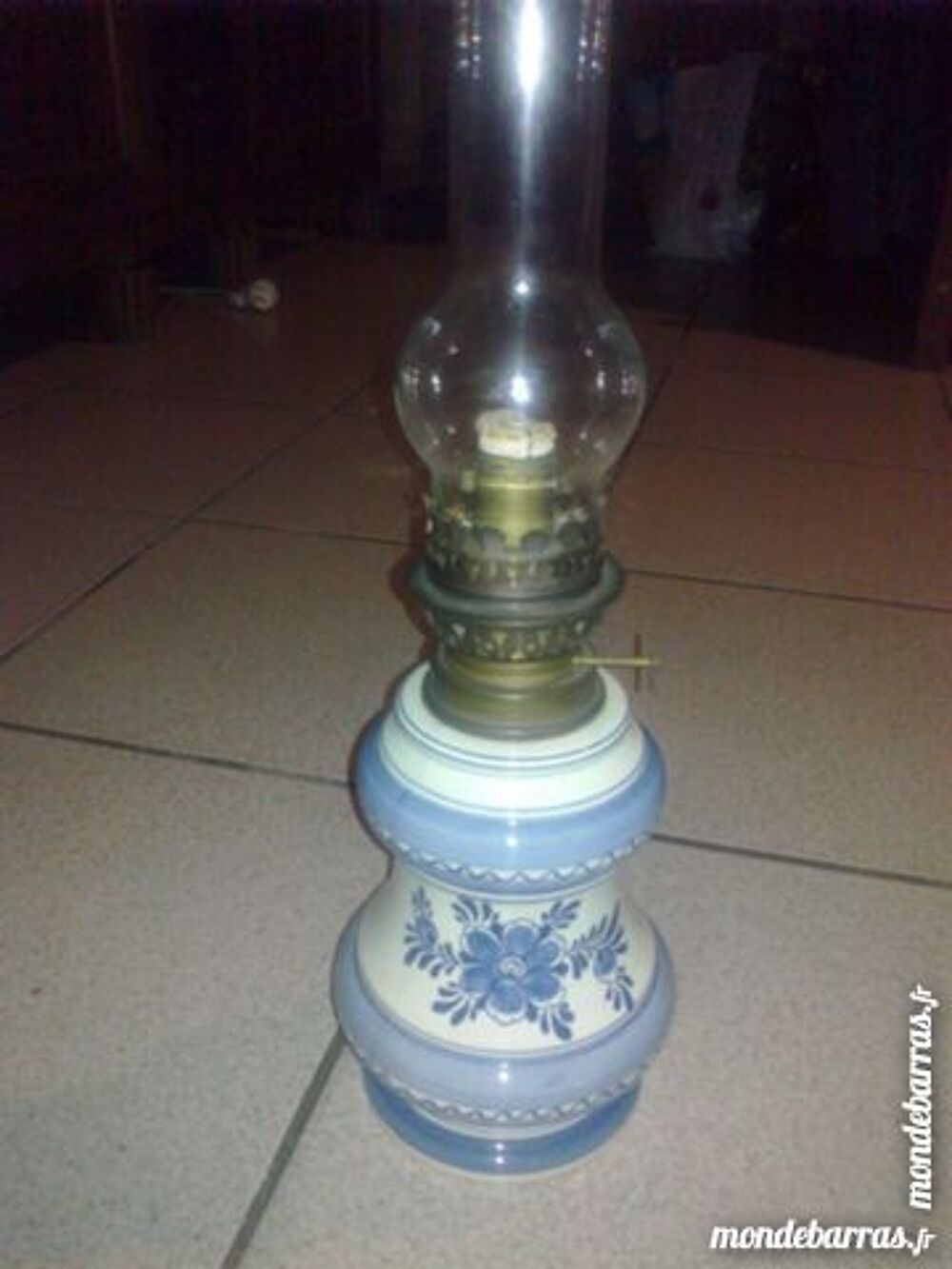 Lampe porcelaine de Delft Décoration