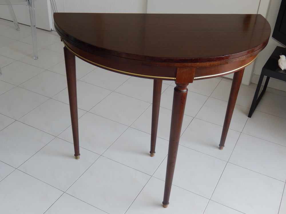 table demi-lune acajou Meubles