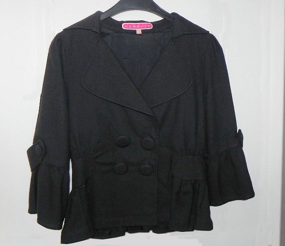 Veste Femme, Taille L (40) noire Vêtements