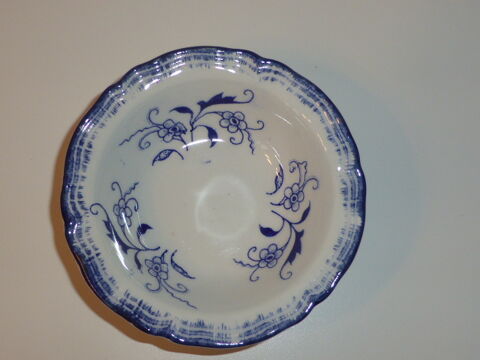 Petit coupelle � confiture d�cor floral bleu Sarreguemines 4 Rueil-Malmaison (92)