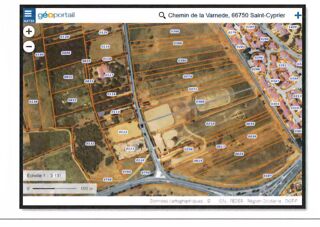  Terrain � vendre 1845 m� Saint-cyprien