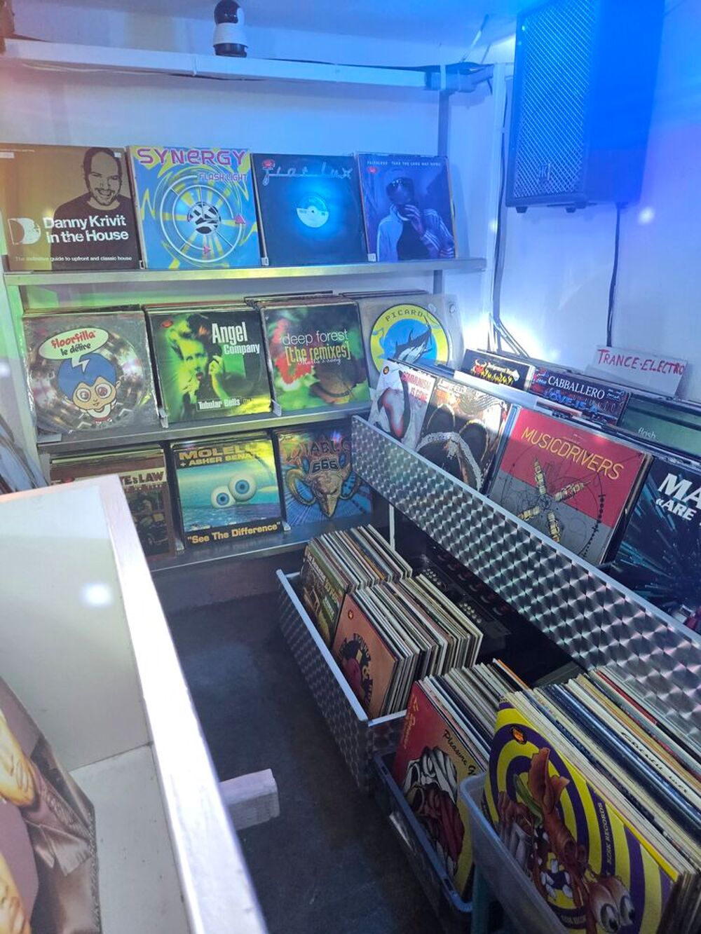 collection de disque vinyle en tout genre et format CD et vinyles