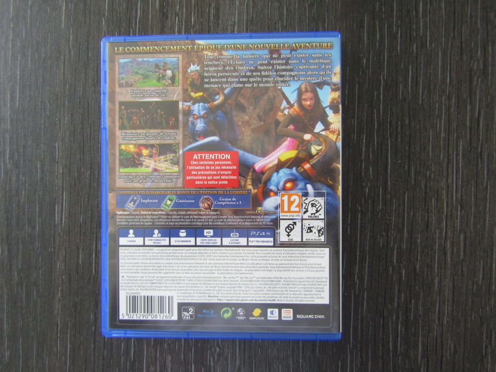 Jeu PS4 Dragon Quest Heroes 2 Consoles et jeux vidos