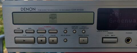 DENON PCM AUDIO TECHNOLOGY/ CD RECORDER CDR-W1500 350 Fontenay-sous-Bois (94)