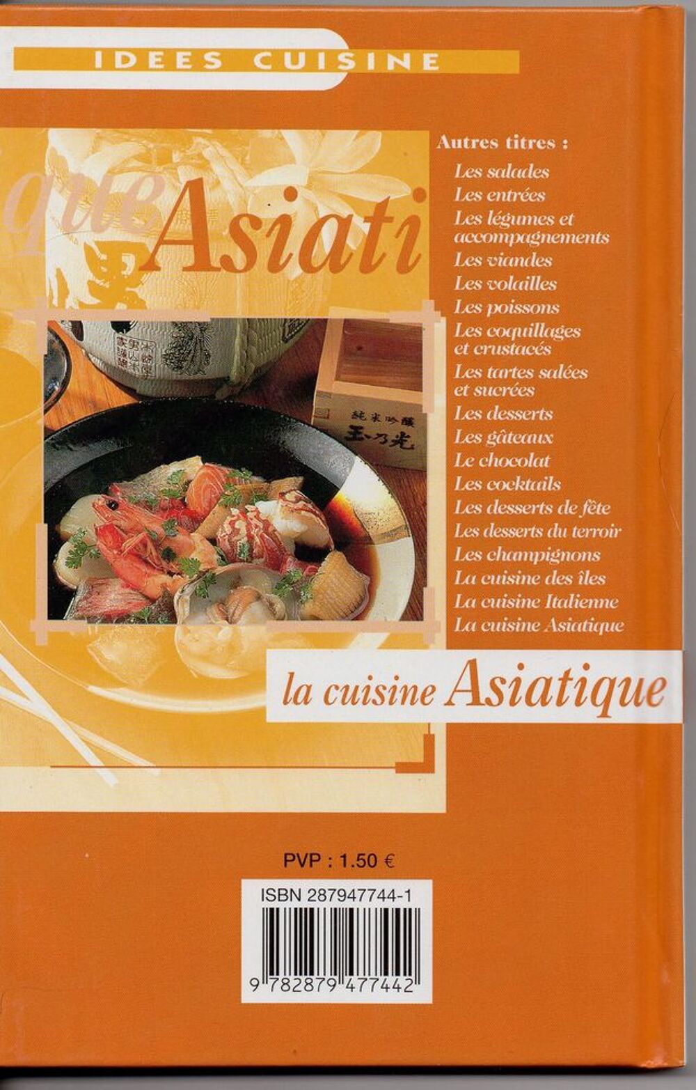 Id&eacute;es cuisine: La cuisine asiatique Livres et BD
