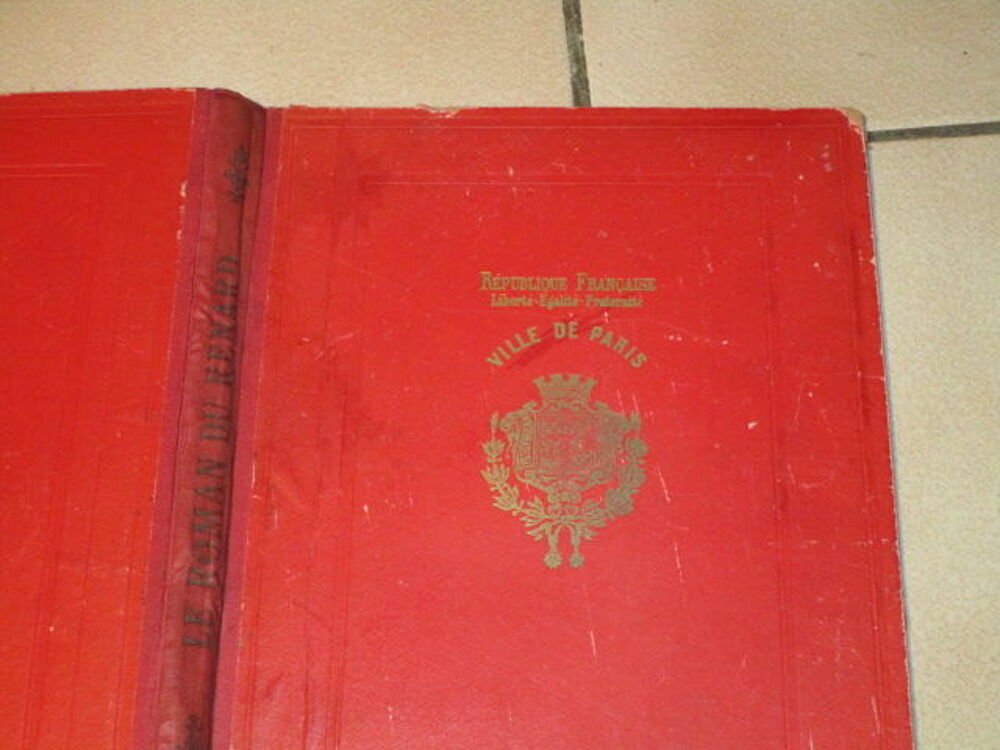 VIEUX LIVRE PRIX D ECOLE 1936 PARIS "ROMAN DE RENARD" 
