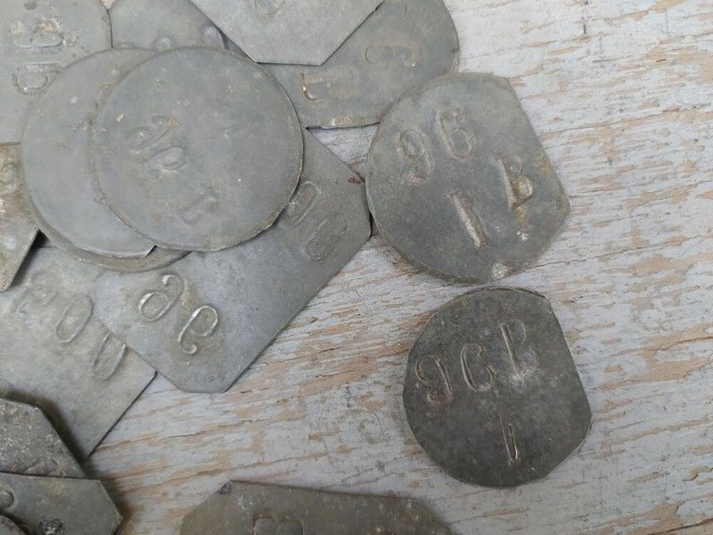 Lot Anciens Jetons de Jeux, Lampiste, Commerce ou Mineur 