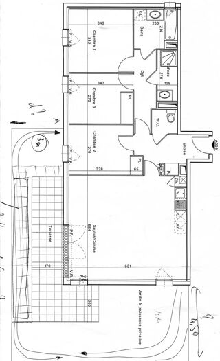  Appartement  vendre 4 pices 87 m