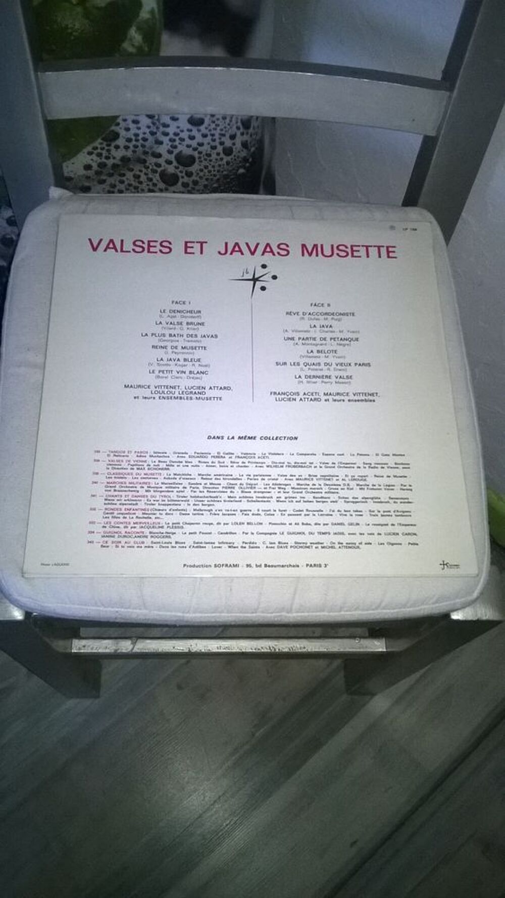 Vinyle Valses et Javas Musette
Maurice Vittenet - L. Attard CD et vinyles